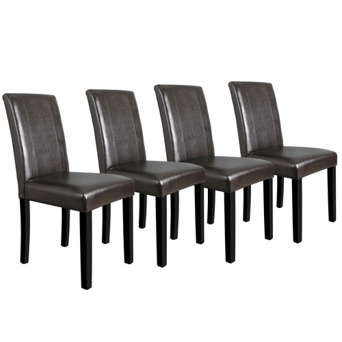 Leather formal parson chairs - parson,