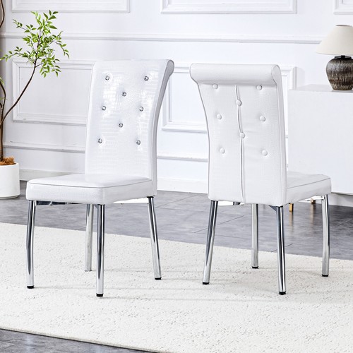 Set dining chairs pu - set, of